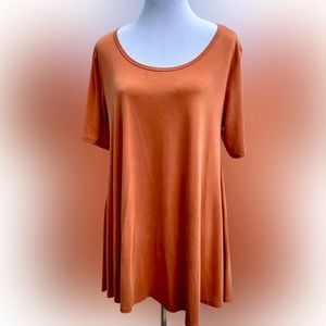 Lularoe orange swing style tunic top